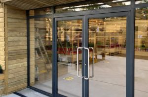 Garden Centre Supply & Fit of Aluminium Commercial Doors